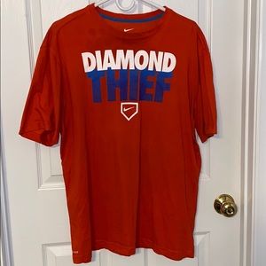 Nike Dri-fit orange diamond thief shirt